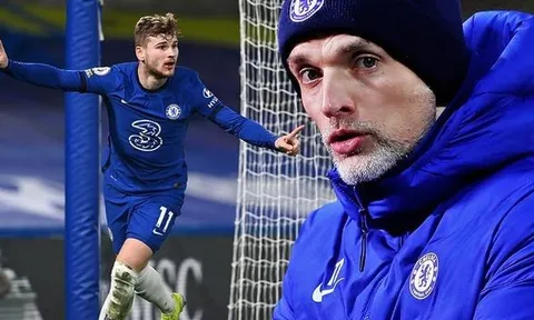 Tuchel giải thích lý do 'lớn tiếng' với Timo Werner ở trận Everton