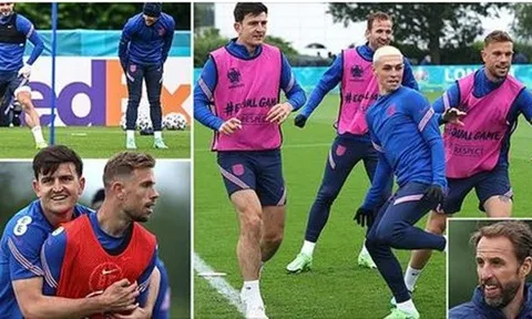 Tuyển Anh rạng rỡ trước giờ G, cơ hội cho bộ 3 Man Utd?