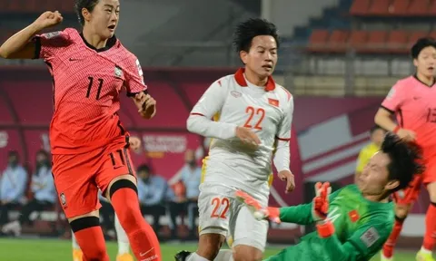 Tuyển nữ Việt Nam thua 0-3 trước Hàn Quốc ở Asian Cup 2022