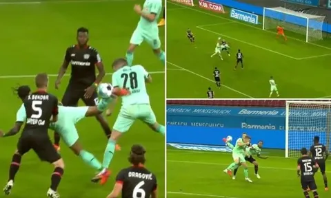 Tuyệt kỹ "vua bọ cạp" xuất hiện gây chấn động Bundesliga