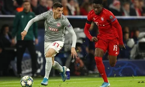 2 điều rút ra sau chiến thắng 2-0 của Bayern Munich trước Olympiakos