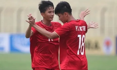 U16 Việt Nam thắng 5-0 trước Philippines