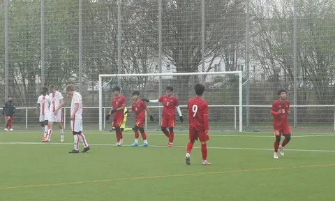 U17 Việt Nam giành chiến thắng đầu tiên tại Đức