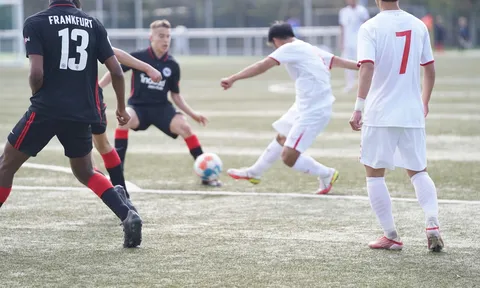 U17 Việt Nam thua U16 Eintracht Frankfurt 0-3