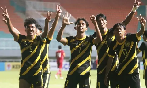 U17 Indonesia bị loại sau trận thua Malaysia 1-5