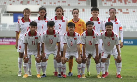 U18 nữ Việt Nam thắng 9-0 ở giải Đông Nam Á 2022