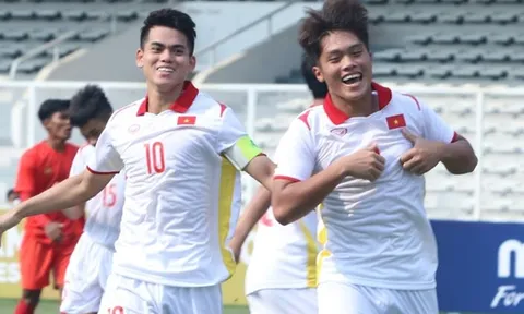 U19 Việt Nam giữ ngôi đầu sau trận thắng Myanmar