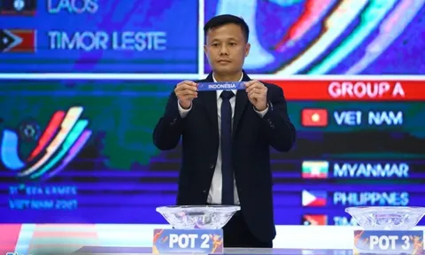 U23 Việt Nam và Indonesia cùng bảng tại SEA Games 31