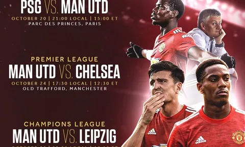 UEFA công bố lịch thi đấu, M.U rơi vào chặng “tourmalet” khốc liệt