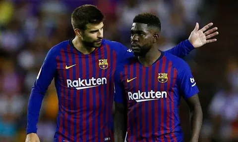 Umtiti từ chối mọi đề nghị, Pique khuyên fan Barca làm 1 điều
