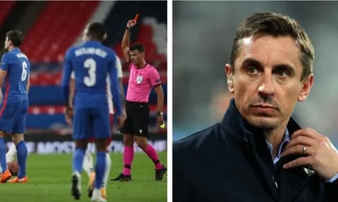 Neville: "Xử lý bóng tồi tệ, một tình huống lố bịch của cậu ấy"