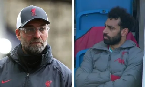 Salah tỏ thái độ khó chịu, Klopp lý giải nguyên nhân