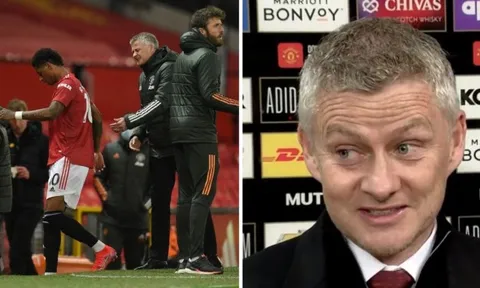 Vì sao Solskjaer rút Rashford ra nghỉ giữa chừng?