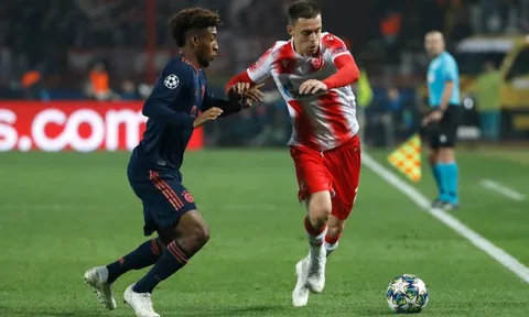Lewandowski thiết lập kỷ lục lịch sử, Bayern thắng tưng bừng trên sân FK Crvena Zvezda
