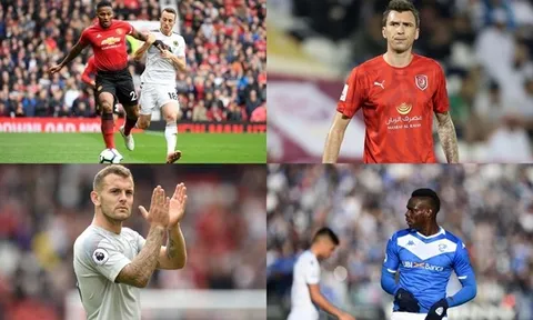 Valencia, Wilshere và đội hình 11 ngôi sao đang thất nghiệp sau mùa hè 2020