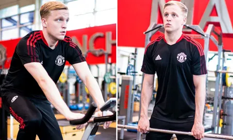 Sao Man Utd tái xuất trong phòng tập