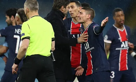 "Trọng tài văng tục với PSG"