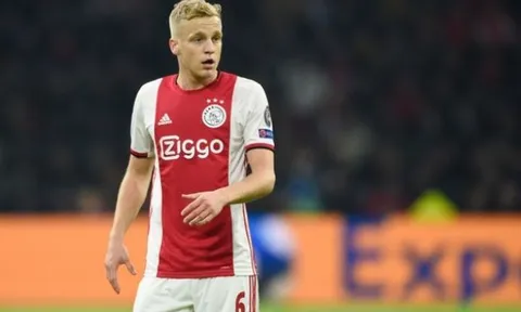 Vì đồng đội cũ, Van de Beek chọn số áo không ngờ tại Man Utd