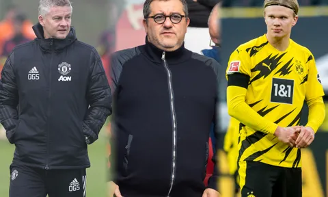 Vì Haaland, Solskjaer bị Mino Raiola mỉa mai