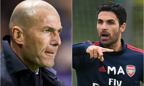 Vì sao Zidane lại muốn cướp "người trong mộng" của Arteta?