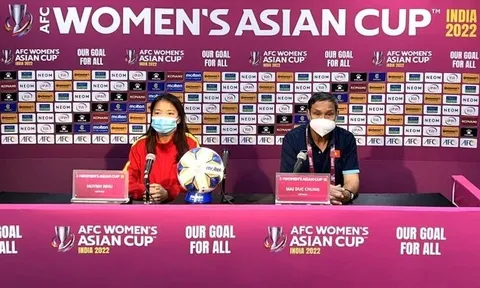 HLV Mai Đức Chung: 'Đội tuyển sẽ phát huy tinh thần phụ nữ Việt Nam'