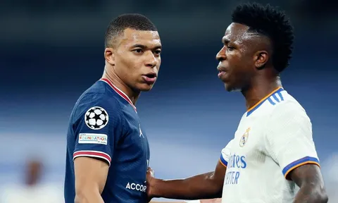 Ngay cả Mbappe cũng không thể kìm hãm Vinicius