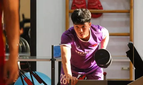 U23 Việt Nam tập GYM chờ đấu Saudi Arabia ở tứ kết