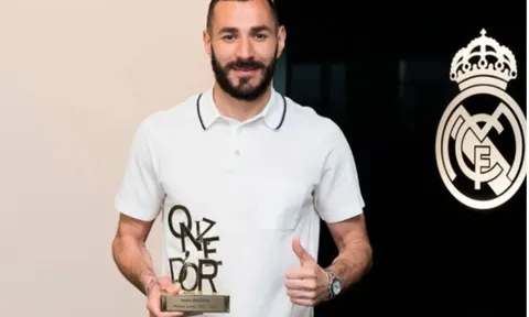 Vượt mặt Messi và Lewandowski, Benzema được vinh danh xứng đáng