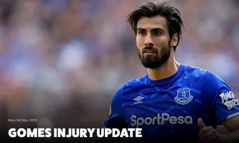 XONG! Everton xác nhận rõ chấn thương của Andre Gomes
