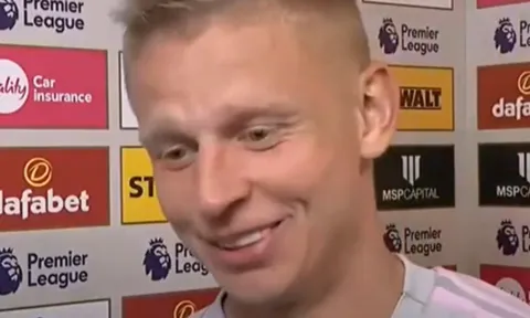 Zinchenko: "Cậu ấy thật không thể tin được!"