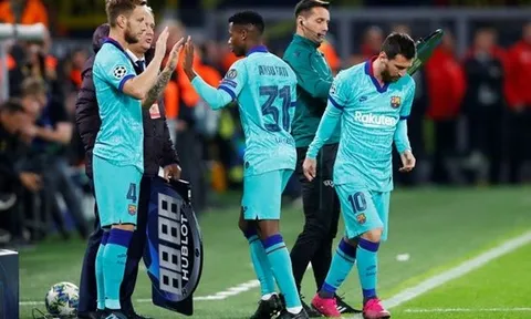 Hòa may mắn trước Dortmund, fan Barca đồng loạt nói 1 điều về Messi