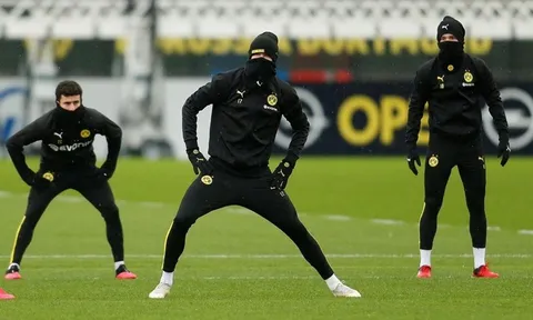 Trước đại chiến, dàn sao Dortmund đã sẵn sàng tiếp đón PSG