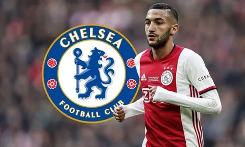 Ziyech đến Chelsea: Báo động đỏ dành cho thần đồng Hudson-Odoi