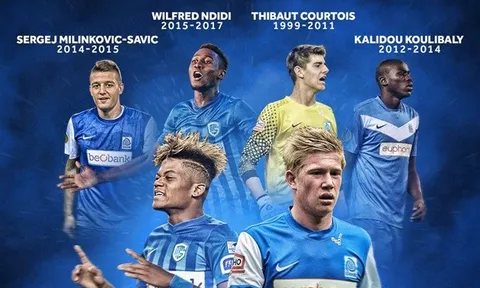 10 vì sao được Genk chắp cánh: De Bruyne và 'quái thú' 135 triệu bảng
