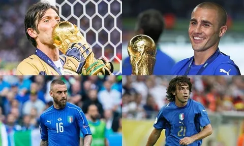 10 cầu thủ có số lần khoác áo ĐT Italia nhiều nhất: Buffon, Pirlo ở đâu?