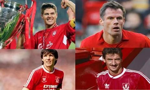 10 cầu thủ có số lần ra sân nhiều nhất trong lịch sử Liverpool: Gerrard, Carragher xếp thứ mấy?