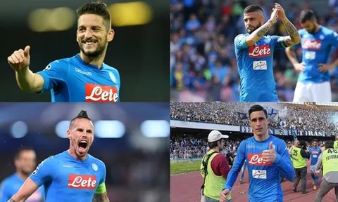 10 cầu thủ có số lần ra sân nhiều nhất trong lịch sử Napoli: Hamsik, Mertens đứng thứ mấy?