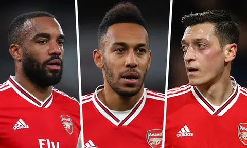10 cầu thủ hưởng lương cao nhất Arsenal: Aubameyang, Lacazette "hít khói" Ozil