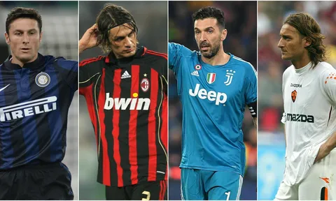 10 cầu thủ ra sân nhiều nhất ở Serie A: Chỉ có duy nhất 1 cầu thủ ngoại