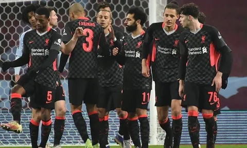 10 con số ấn tượng sau trận Aston Villa 1-4 Liverpool: Mane 'giải hạn'; Xuất hiện 2 'báu vật'