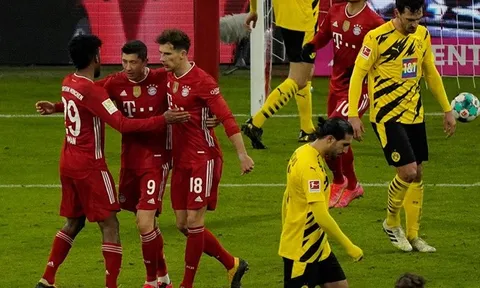10 con số ấn tượng trận Bayern 4-2 Dortmund: 'Tội nghiệp' Haaland