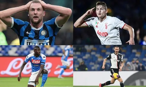 10 hậu vệ đắt giá nhất Serie A trước mùa dịch COVID-19: Bất ngờ với mục tiêu của Man Utd