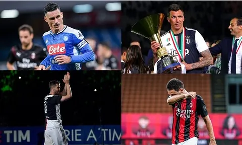 10 lời chia tay "gây nhiều thương nhớ" ở Serie A 2019 - 2020: Trò cưng của Mourinho góp mặt