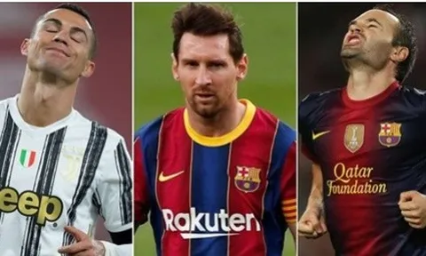 10 ngôi sao xuất sắc nhất thập kỷ: Bất ngờ Ronaldo, Ozil xếp trên 2 cái tên