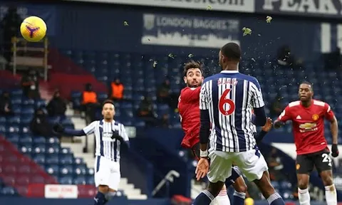 10 thống kê đặc biệt West Brom 1-1 M.U: Tất cả đã sai về Fernandes!