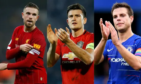 10 thủ quân xuất sắc nhất PL mùa này: Harry Maguire, Cesar có mặt