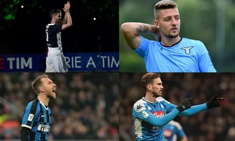 10 tiền vệ đắt giá nhất Serie A trước mùa dịch COVID-19: Eriksen chỉ đứng thứ 3