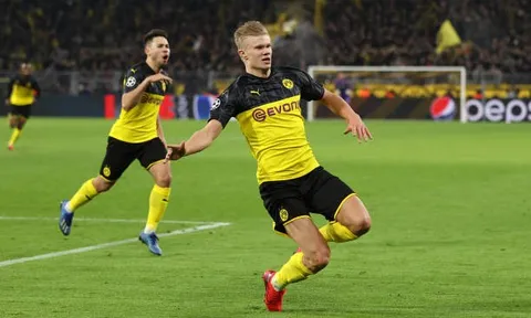 Erling Haaland bùng nổ, Dortmund đánh gục PSG trên đất Đức