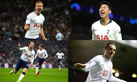 11 cầu thủ ghi nhiều bàn thắng nhất cho Tottenham ở đấu trường châu Âu: Kane, Berbatov đứng thứ mấy?