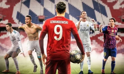 Lewandowski là cầu thủ đầu tiên sau Messi, Ronaldo làm được điều này